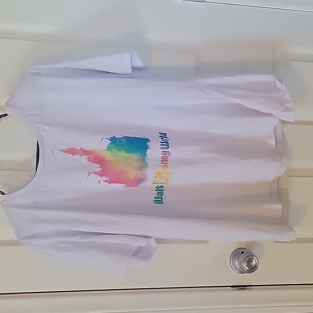 2x disney world tshirt and bike short set